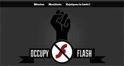 Desktop Screenshot of fr.occupyflash.org
