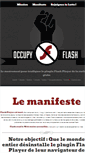 Mobile Screenshot of fr.occupyflash.org
