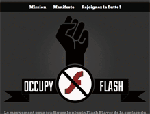 Tablet Screenshot of fr.occupyflash.org