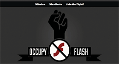 Desktop Screenshot of occupyflash.org